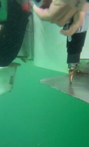 renovating boat hull